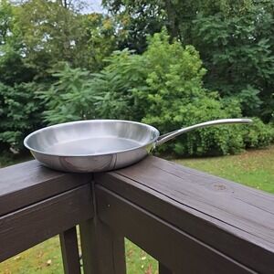 calphalon 12 inch fry pan Gas Electric Halogen Glass Ceramic Dishwasher...